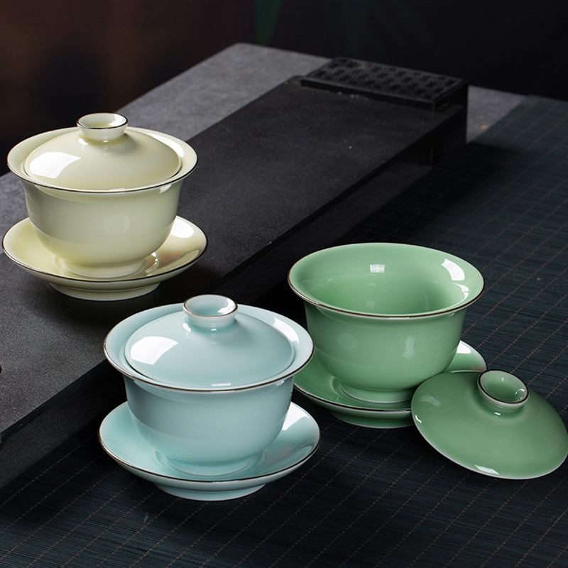 Celadon Ceramic Cup - High Quality Celadon Gaiwan Gaiwan Set