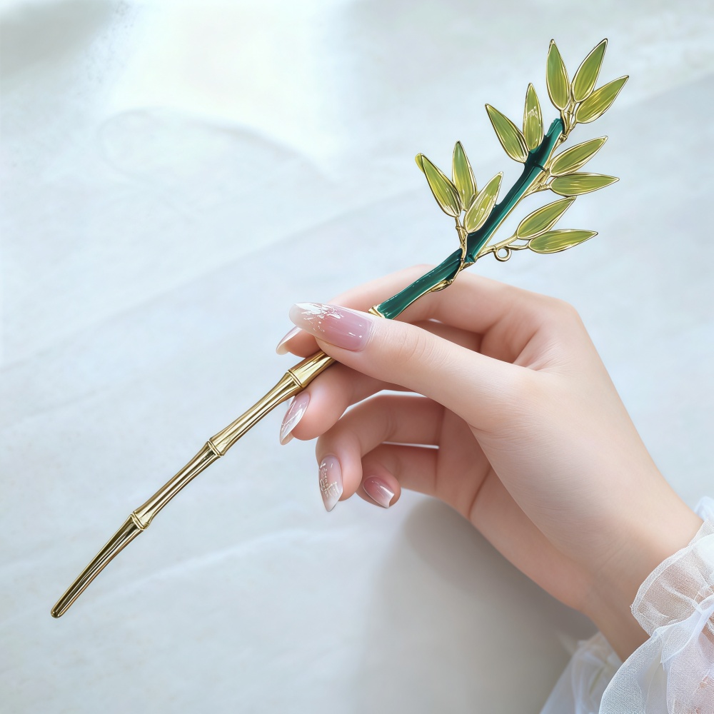 Enamel Alloy Hairpin For Women - Hanbok Hair Pin 评论和价格