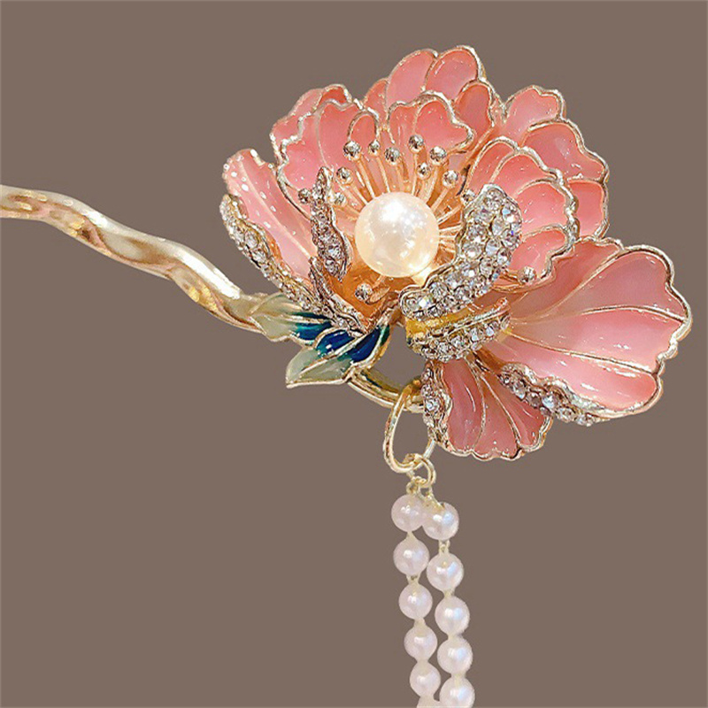 Tassel Hanfu Hair Chopsticks H - Hanbok Hair Pin 评论和价格