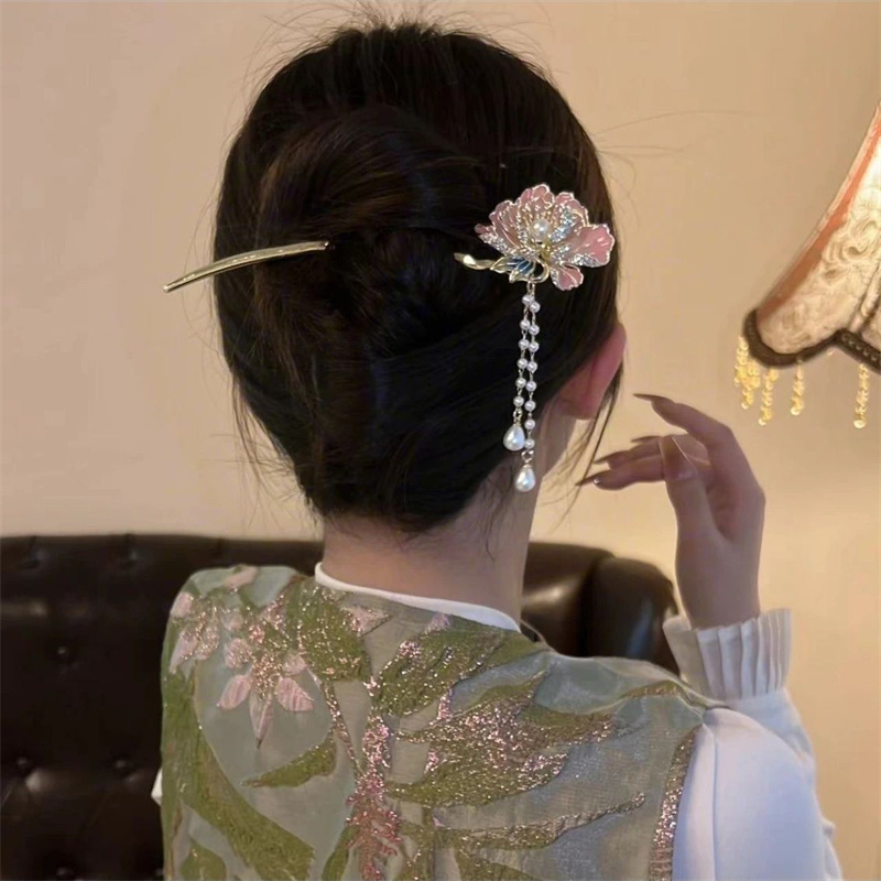 Tassel Hanfu Hair Chopsticks H - Hanbok Hair Pin 评论和价格