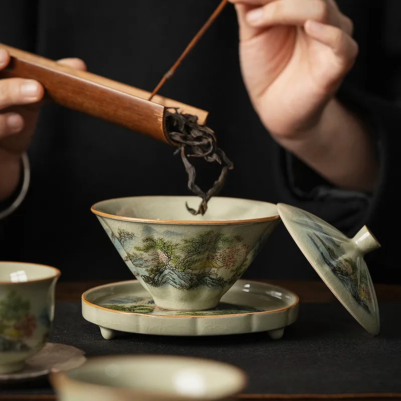 Jingdezhen-Ceramic Tea Cup wit - Celadon Ceramic Cup 评论和价格