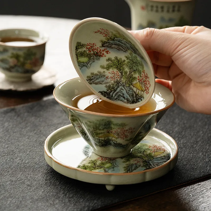 Jingdezhen-Ceramic Tea Cup wit - Celadon Ceramic Cup 评论和价格
