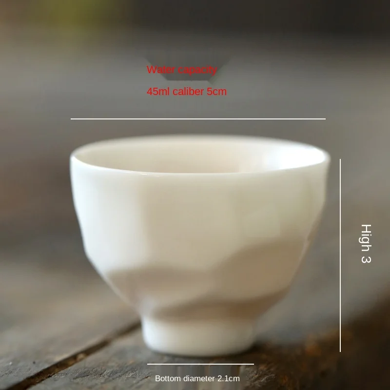 White Jade Kung Fu Cup Ceramic - Celadon Ceramic Cup 评论和价格