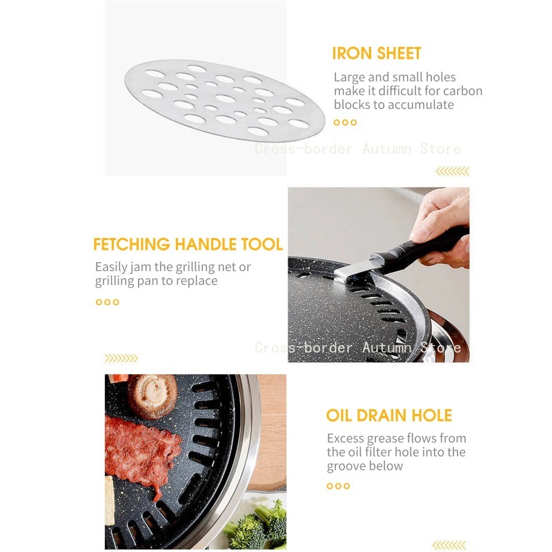13 Inch Korean BBQ Grill Multi - Korean Bbq Grill 评论和价格