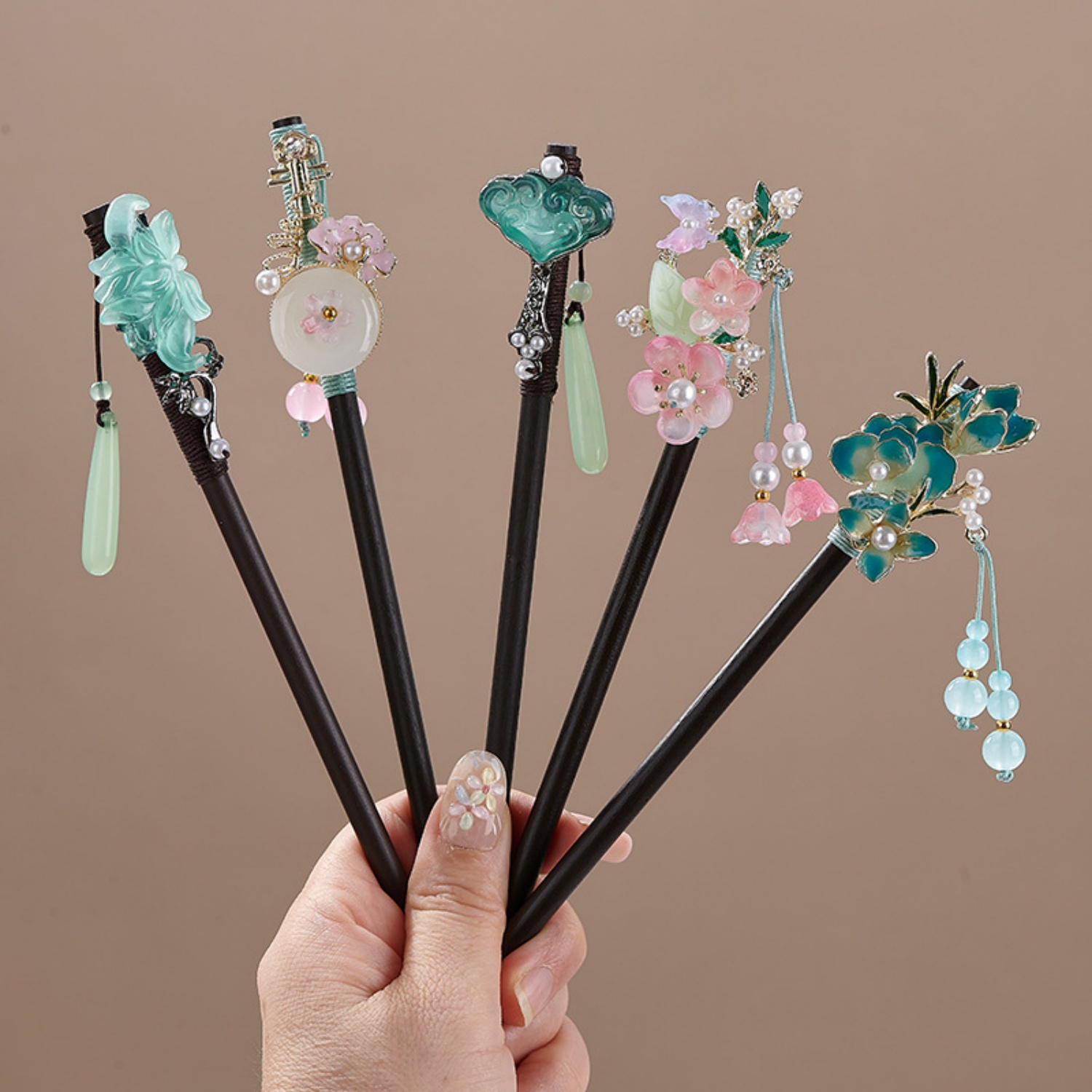 Vintage Flower Hairpin For Wom - Hanbok Hair Pin 评论和价格