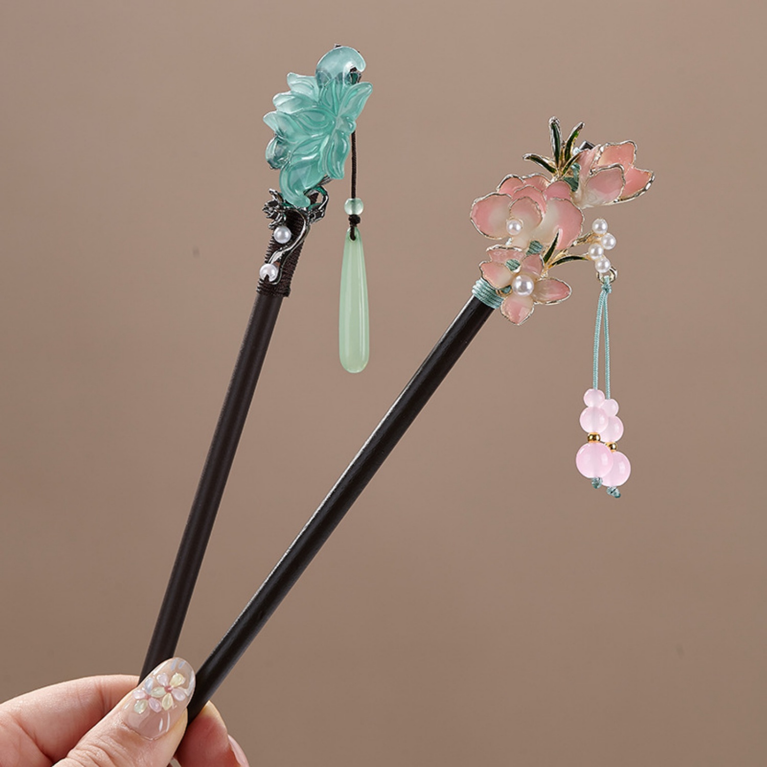 Vintage Flower Hairpin For Wom - Hanbok Hair Pin 评论和价格