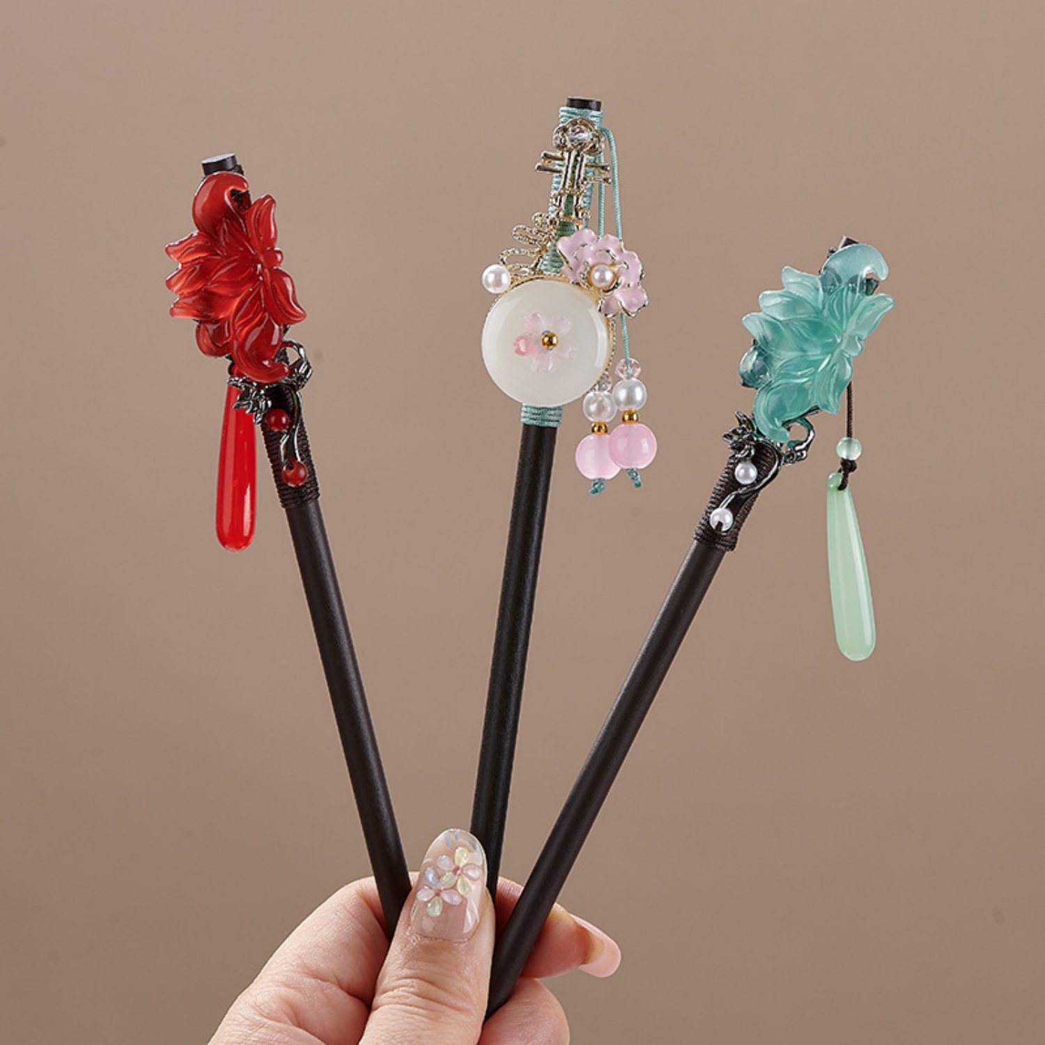 Vintage Flower Hairpin For Wom - Hanbok Hair Pin 评论和价格