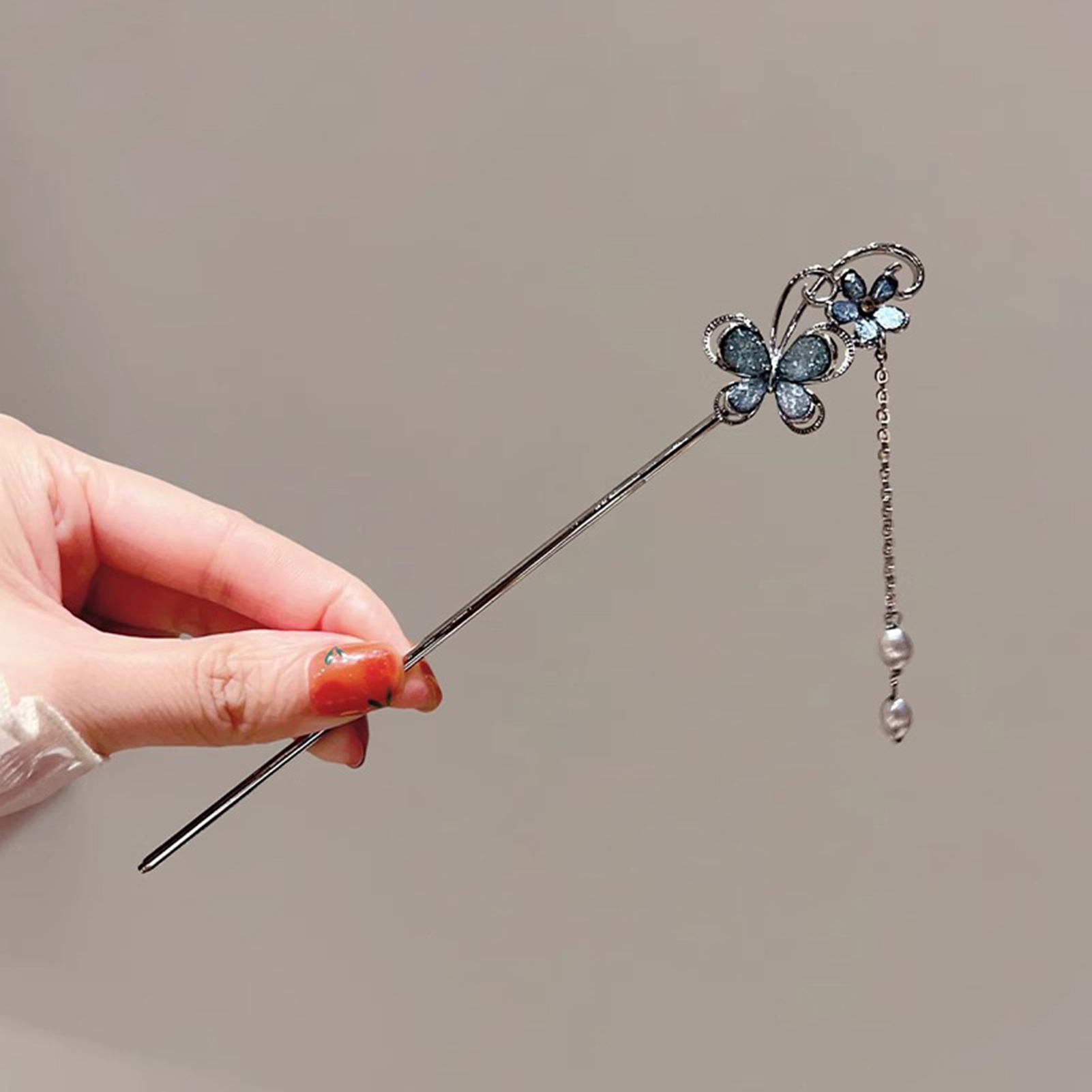 Butterfly Tassel Hairpin Hair  - Hanbok Hair Pin 评论和价格