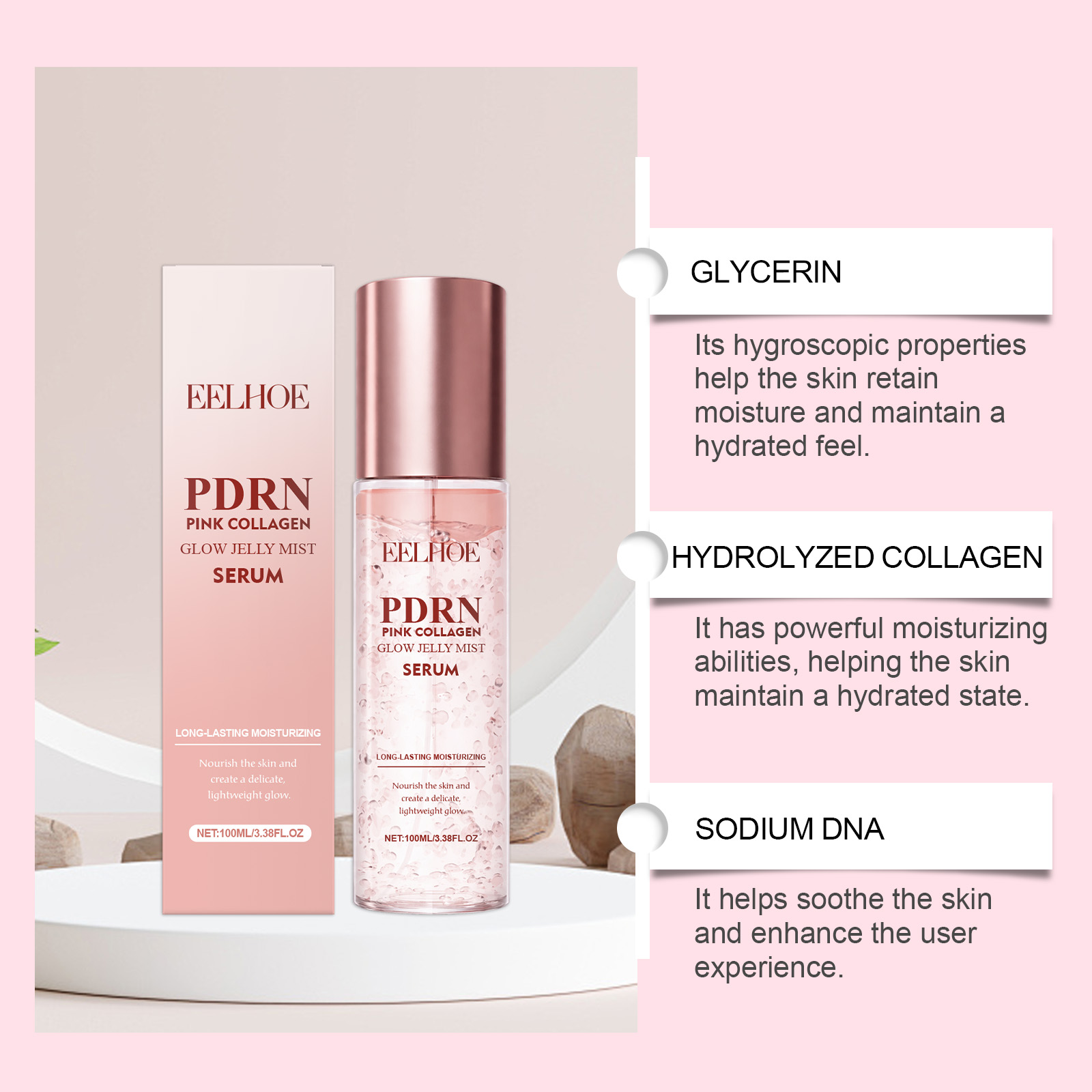 Collagen Essence Spray Smoothi - Essence Serum Toner 评论和价格