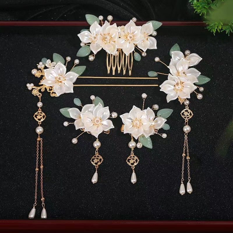 Tea Flower Hanfu Ancient Style - Hanbok Hair Pin 评论和价格