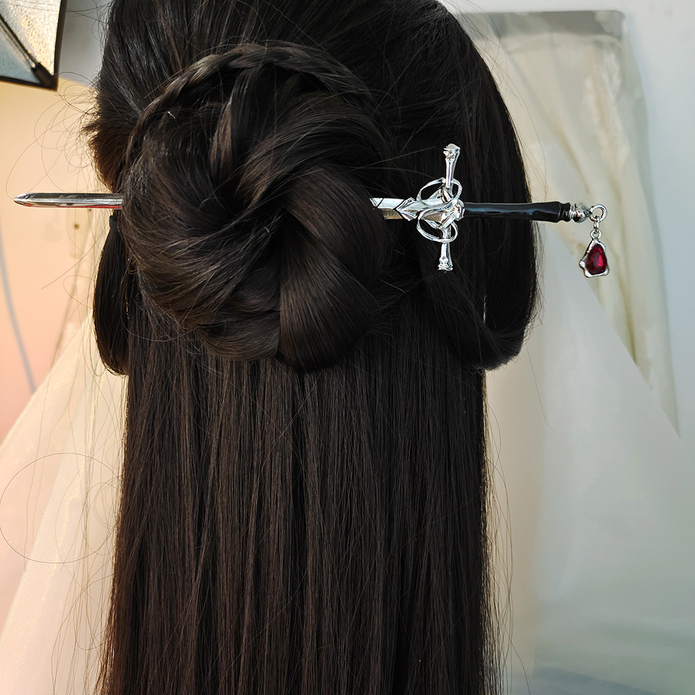 Chinese Sword Shaped Hair Stic - Hanbok Hair Pin 评论和价格