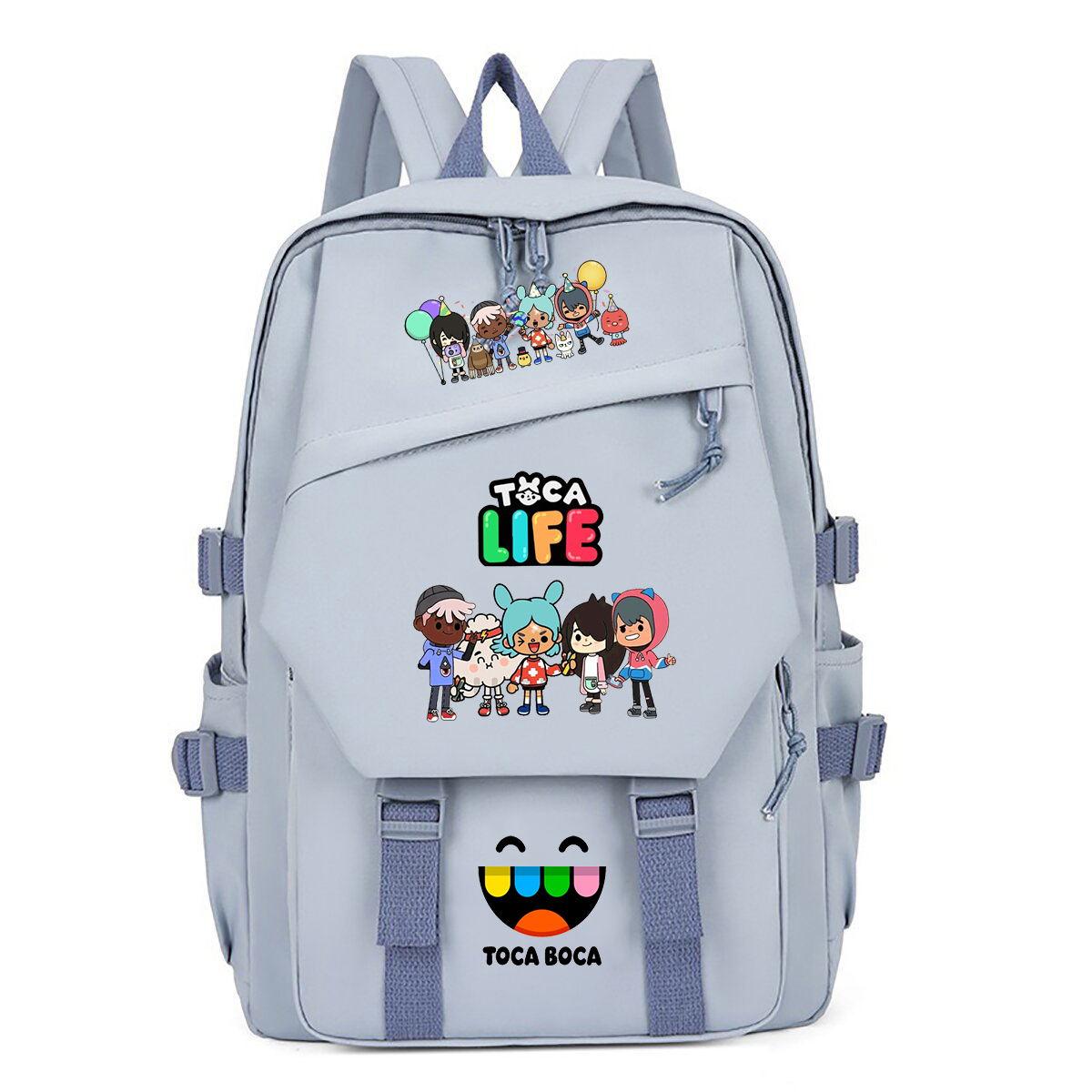 Toca Life World Print Backpack - Korean Girl Lifestyle 评论和价格