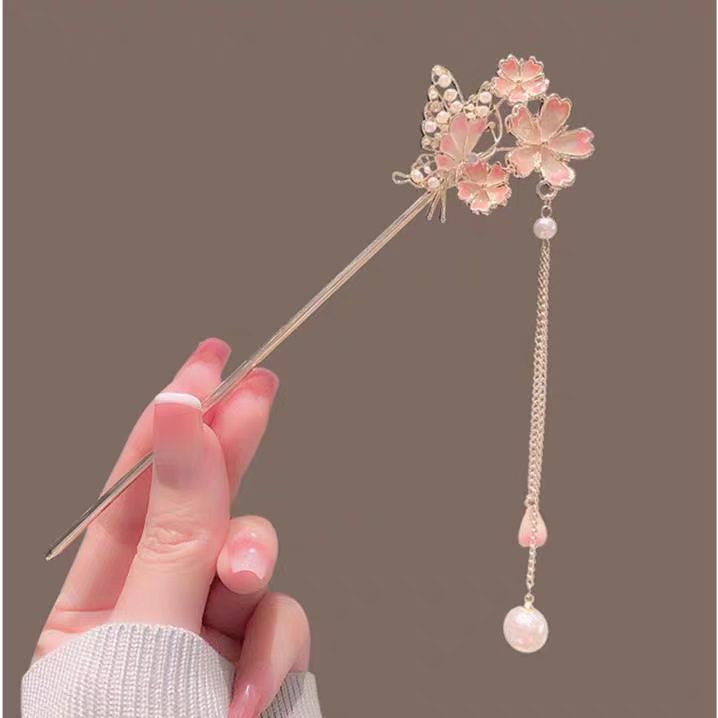 Sakura Hairpin with a High-End - Hanbok Hair Pin 评论和价格