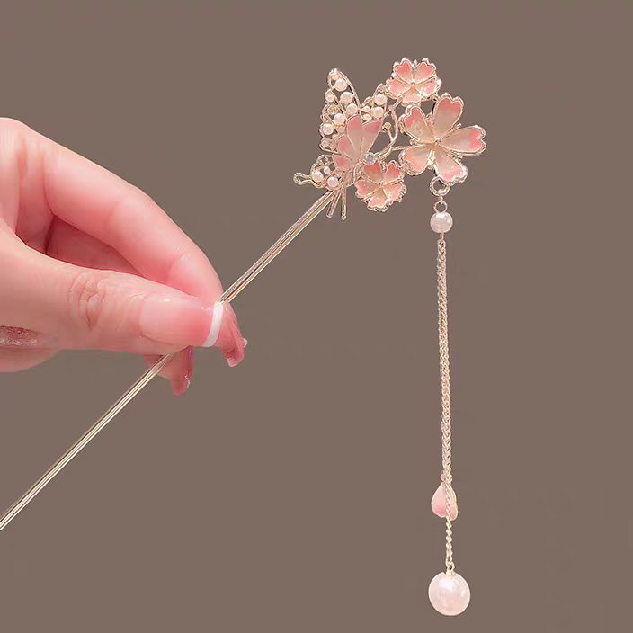 Sakura Hairpin with a High-End - Hanbok Hair Pin 评论和价格
