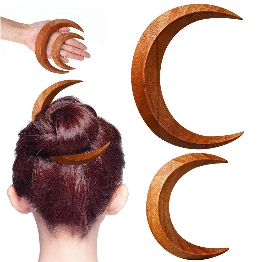 Elegant Crescent Hair Fork Han - Hanbok Hair Pin 评论和价格