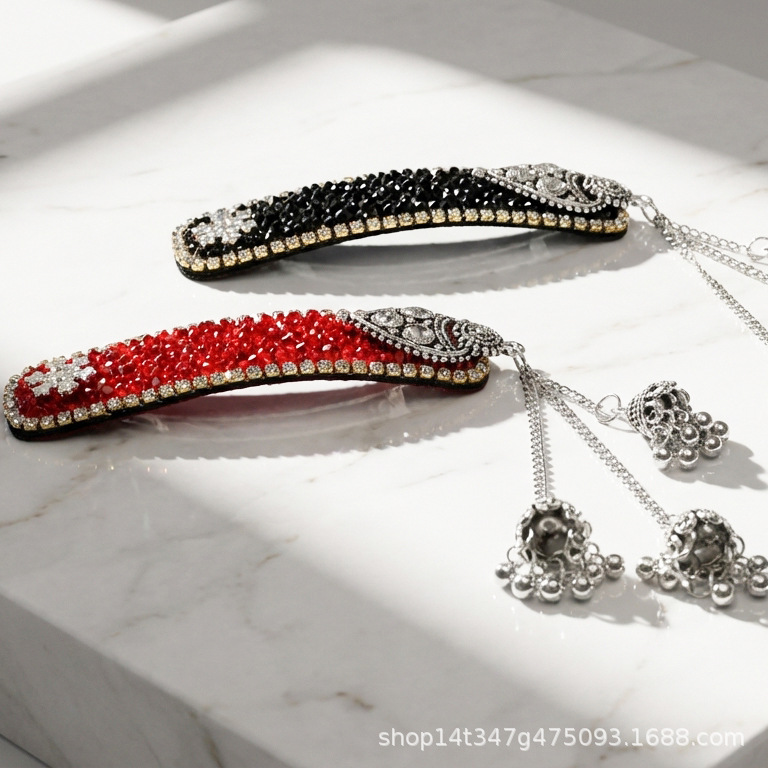 Ethnic Style Tassel Bell Hairp - Hanbok Hair Pin 评论和价格