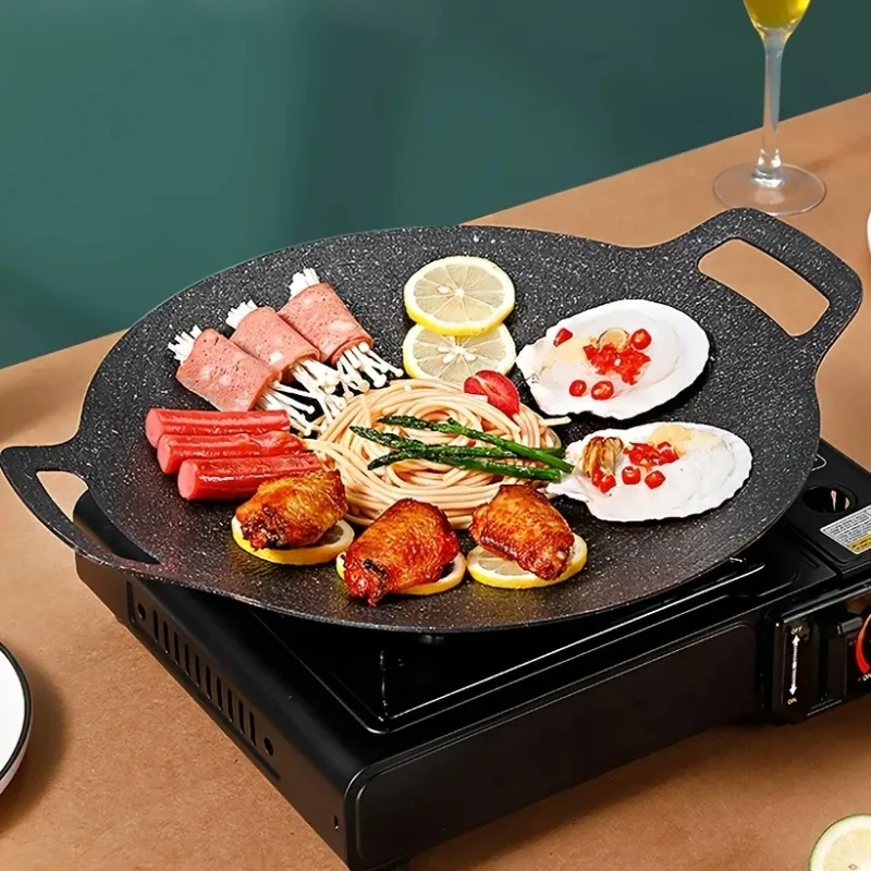 Non-stick Roasting Pan Cast Ir - Korean Bbq Grill 评论和价格